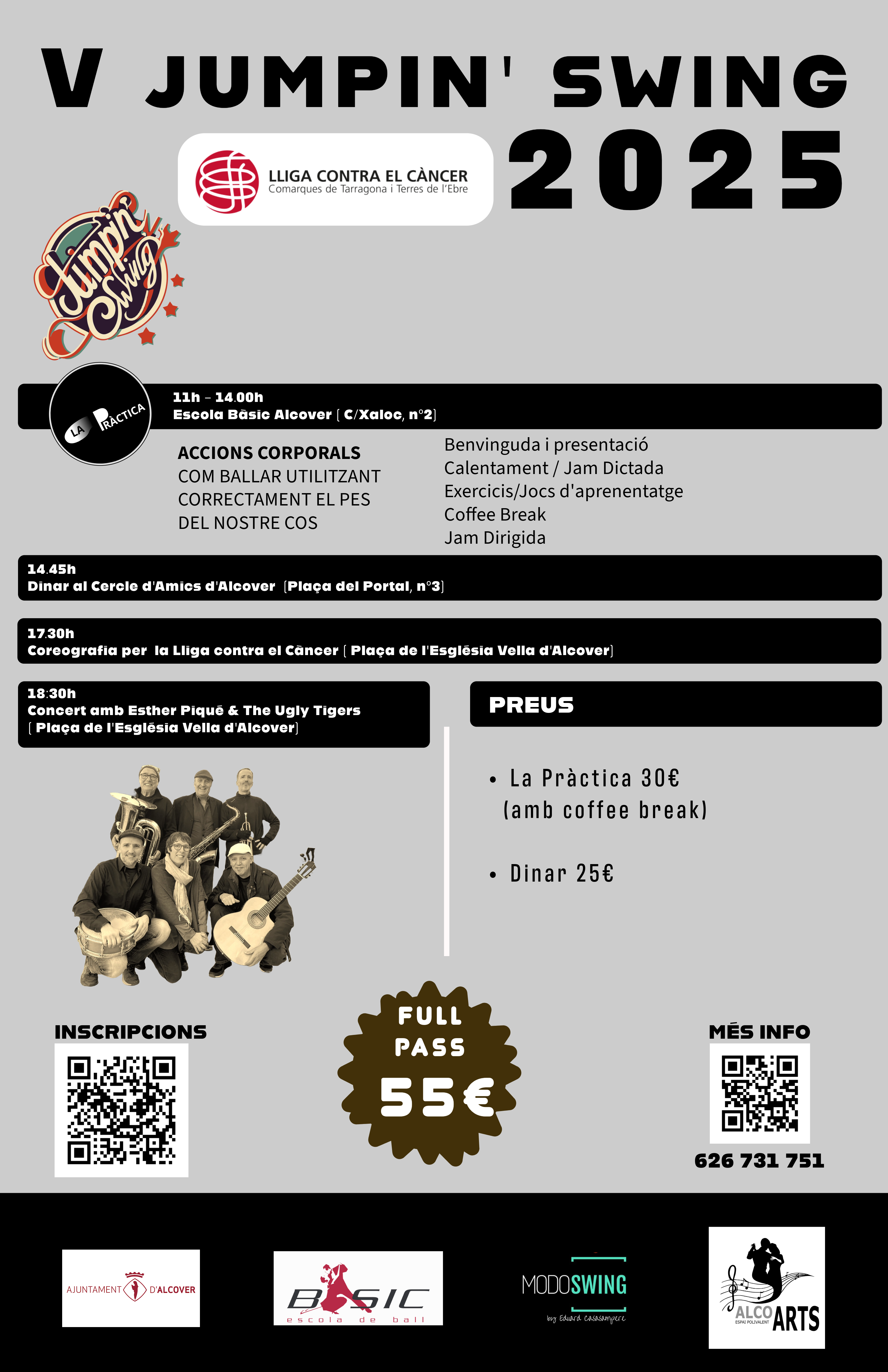 Cartell jumpin' swing Alcover 2025 2-2-Horaris