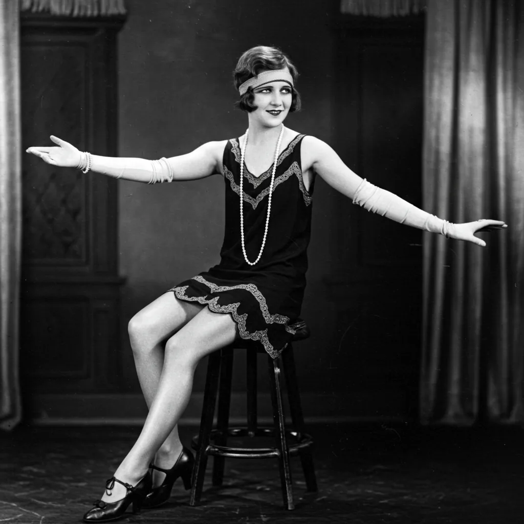 Prototipo de mujer Flapper de los años 20